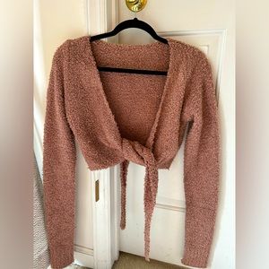 Skims wrap sweater